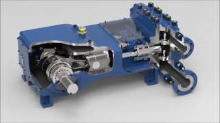 Dawson Downie Horizontal Triplex Plunger Pump [upl. by Eevets720]