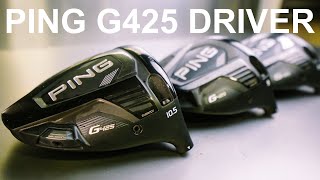 GOLF DRIVER REVIEWS NEW PING G425 DRIVERS LST MAX SFT [upl. by Anilatsyrc]