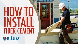 How To Install Fiber Cement Siding  Allura USA [upl. by Abisha]