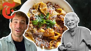 How To Make Marcella Hazans Famous Bolognese Sauce  NYT Cooking [upl. by Benedick]