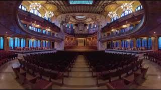 The Palau de la Música Catalana in 360º  Spain [upl. by Aneehsal]