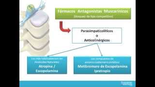 FARMACOS ANTAGONISTAS MUSCARINICOS [upl. by Ahseim683]