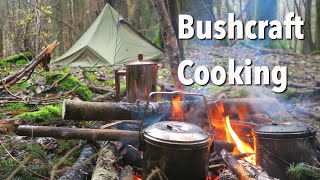 TOP 8 Campfire Meals Camp Fire Cooking  Foraging amp Bushcraft [upl. by Tiebold]