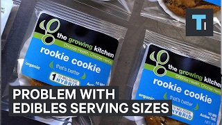 The problem with serving sizes for marijuana edibles right now [upl. by Grassi779]