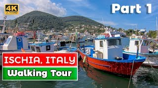 Ischia Italy Tour 1  Ischia Porto  4K [upl. by Ztnarf195]