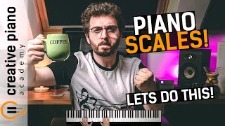 PIANO SCALES The ULTIMATE StepByStep Guide For Beginners [upl. by Neimad]