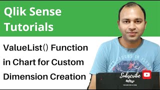 Qlik Sense ValueList Synthetic Function  Creating Custom Dimensions in Qlik Sense [upl. by Denoting]