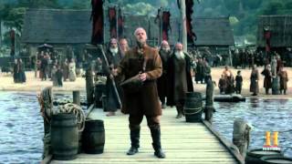 Vikings S04E06 Ragnar Leaving Kattegat Farewell Song [upl. by Einnok]