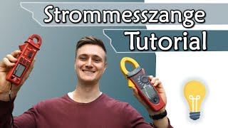 Strommesszange Tutorial Bedienung und Messungen  Geräte 3 [upl. by Bartolome]