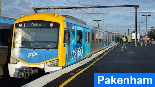 Trains at Pakenham  Melbourne Transport [upl. by Baldwin675]