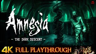 AMNESIA  The Dark Descent  4K60FPS  FULL GAME Walkthrough  ALL ENDINGS [upl. by Sacrod]