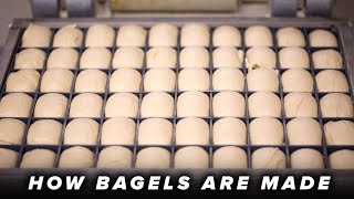 How Bagels Are Made • Tasty [upl. by Alsi43]