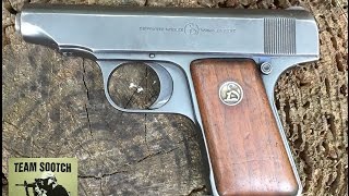 Deutsche Werke Ortgies Pistol 25 acp Pocket Pistol Review [upl. by Emiaj]