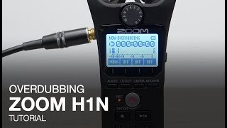 Zoom H1n Overdubbing [upl. by Thorman]