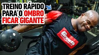 ⭕ 3 EXERCÍCIOS PARA AUMENTAR O OMBRO treino rápido e intenso [upl. by Caine]