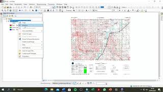 Cómo Georeferenciar una carta topográfica en ArcGIS en 8min [upl. by Etteniuqna]