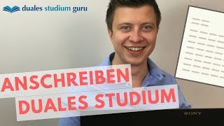 Duales Studium Bewerbungsanschreiben Teil 3 der Bewerbungsanleitung mit Beispielen [upl. by Aciras]