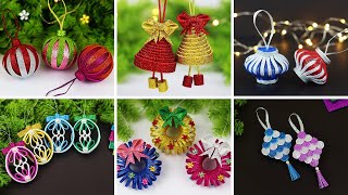 6 DIY Christmas Ornaments Decoration Ideas  Christmas Tree Decorations  Christmas Crafts [upl. by Aytak328]