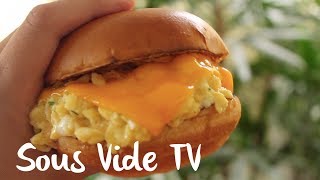 Sous Vide Scrambled Eggs Breakfast Sandwich Recipe from Eggslut Fairfax [upl. by Burgess]