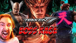 BOSS RAGE Shin Akuma amp Devil Kazuya Tekken 7 [upl. by Harutak]