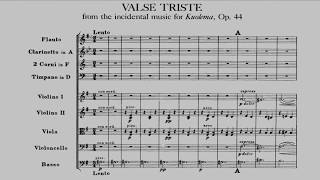 Valse triste Sibelius op44 Score [upl. by Pitzer]