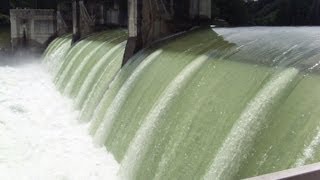 Hochwasser Traun Kraftwerk Gmunden [upl. by Selbbep]