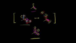 Resonance structure  Resonance and acidbase chemistry  Organic chemistry  Khan Academy [upl. by Ecnatsnok]