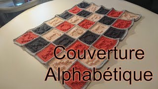 Tuto Crochet quotCouverture alphabétique pour Nouveau Néquot [upl. by Pisarik]