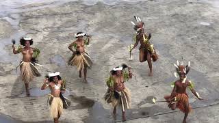 Melanesian dancers in Alotau Papua New Guinea [upl. by Norling835]