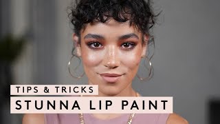 TIPS amp TRICKS STUNNA LIP PAINT  FENTY BEAUTY [upl. by Cooper534]