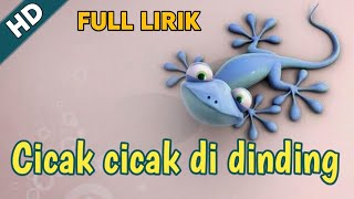 CICAK CICAK DI DINDING  KARAOKE TANPA VOKAL   Lagu anak nusantara populer FULL LIRIK [upl. by Halludba]