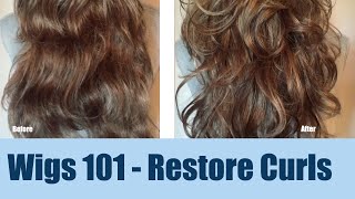 How to Restore Curls in Synthetic Wigs [upl. by Eustace599]