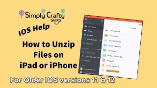 How to Unzip Files on iPad or iPhone 2 Methods for IOS 11 or 12 [upl. by Attenat]