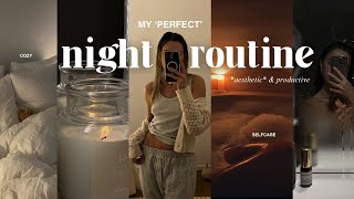 MY NIGHT TIME ROUTINE productive cozy amp aesthetic [upl. by Fergus75]