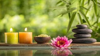 Relaxing Zen Music with Bamboo Water Sounds • Yoga Massages amp Mindfulness [upl. by Ehrman]