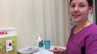 Student Nursing Skills Furosemide Lasix IV Direct IV Push [upl. by Redep]