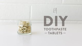 DIY Toothpaste tablets recipe [upl. by Jahdai]