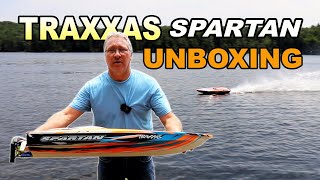 RC Boat  Traxxas Spartan unboxing and test  6s POWER [upl. by Taffy]