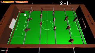 3D Table Soccer Foosball PS4 [upl. by Tella]