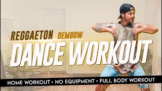 REGGAETON WORKOUT  Reggaeton  Dembow Dance Workout  25 minutes  No equipment [upl. by Oremodlab]