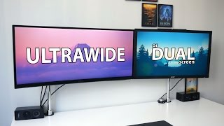 Ultrawide vs Dual Screen  what is the best setup for productivity [upl. by Aiveneg712]