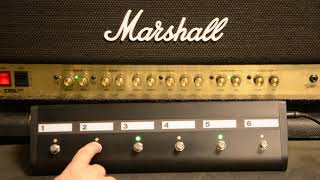 Marshall new DSL footswitch PEDL91016 [upl. by Eillac85]