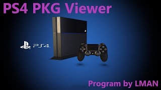 PS4 PKG Viewer by LMAN [upl. by Ailedamla800]