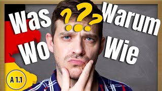 Basic German Question Words  All A1 Question Words You Need to Know [upl. by Evars]