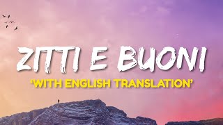 Måneskin  ZITTI E BUONI English Lyrics Video Italy 🇮🇹 Eurovision 2021 [upl. by Inoliel]