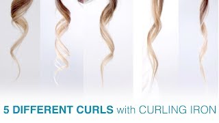 5 SUPER EASY TO CURL YOUR HAIR [upl. by Ylevol473]