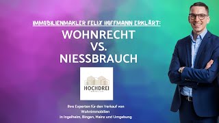 🏡 Wohnrecht vs Nießbrauch  was ist der Unterschied🏡 [upl. by Ttirrej]