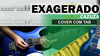 Exagerado 🔷 Guitarra Cover Tab  Solo Original  Backing Track com Vocal 🎸 CAZUZA [upl. by Nilyam996]