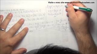 Álgebra Linear  2  5  subespaço gerado  exercício resolvido 1 [upl. by Yedoc]