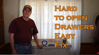 Hard to open Drawers Easy Fix [upl. by Sandell]